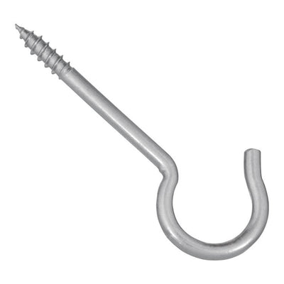 National Hardware Zinc-Plated Silver Steel 3-3/8 in. L Ceiling Hook 35 lb 3 pk