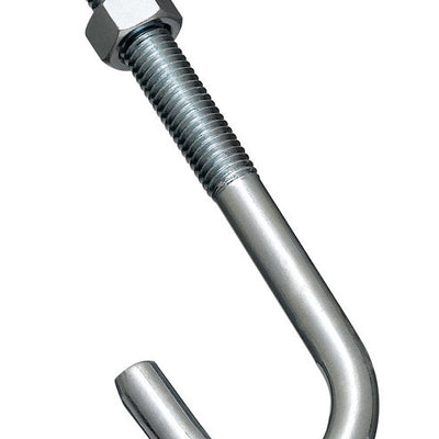 National Hardware Zinc-Plated Silver Steel 6 in. L J-Bolt