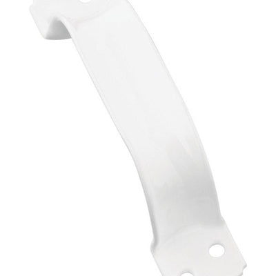 National Hardware 6-3/4 in. L Vinyl Coated White Steel Door Pull