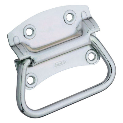 National Hardware Chest Handle Zinc-Plated Steel Chest Handle 4 in.