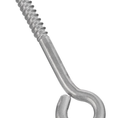 National Hardware 3.75 in. L Silver Stainless Steel Lag Screw Eye