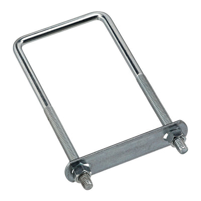 National Hardware 3/8 in. X 3 in. W X 7 in. L Coarse Zinc-Plated Steel Square U-Bolt