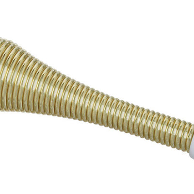 National Hardware 3 in. W Steel w/Rubber Tip Brass Spring Door Stop Mounts to wall .75 in.