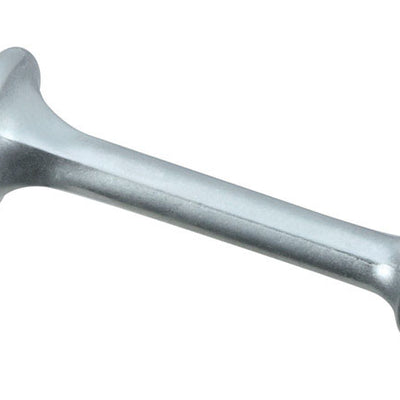 National Hardware 3 in. L Zinc w/Rubber Tip Satin Chrome Silver Rigid Door Stop Mounts to wall .75 i