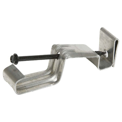 Amerimax 1.38 in. H X 1 in. W X 4 in. L Metallic Galvanized Steel K Hidden Gutter Hanger