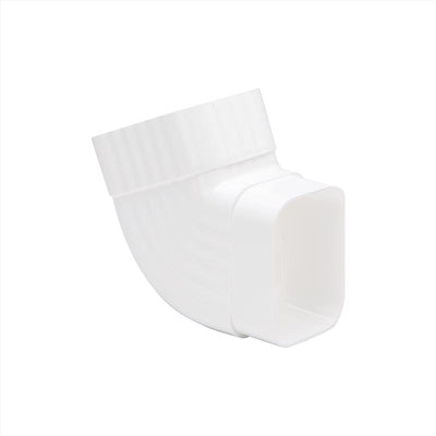 Amerimax 4.5 in. H X 2.5 in. W X 4.5 in. L White Vinyl K Gutter Elbow