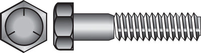 HILLMAN 3/4 in. D X 4 in. L Heat Treated Zinc Steel Hex Head Cap Screw 20 pk