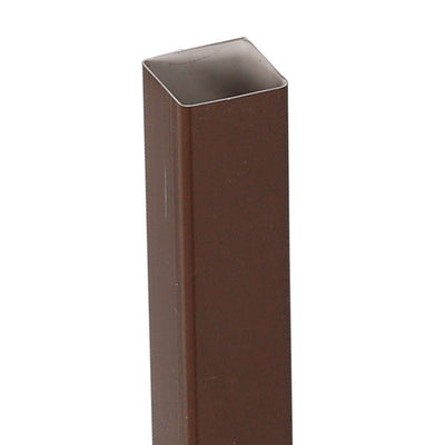 Amerimax 2 in. H X 2 in. W X 120 in. L Brown Vinyl U Downspout