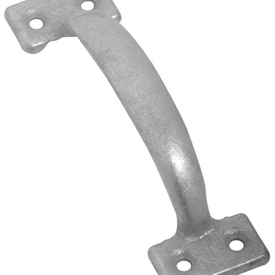 National Hardware 6-1/2 in. L Galvanized Silver Steel Door Pull
