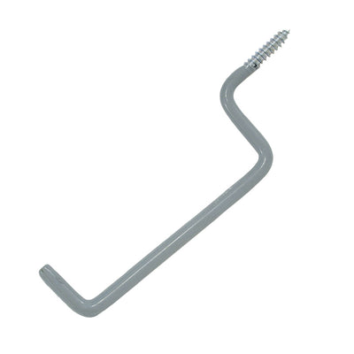 Crawford 8 in. L Vinyl Coated Gray Steel Storage Hook 20 lb. cap.