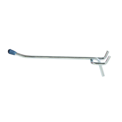 Crawford Zinc Plated Silver Steel 6 in. Peg Hooks