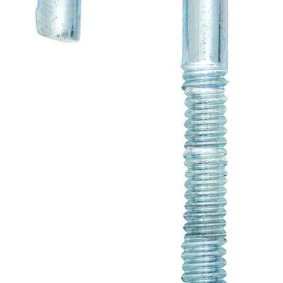 Hampton Medium Zinc-Plated Silver Zinc 0.625 in. L J-Bolt 110 lb