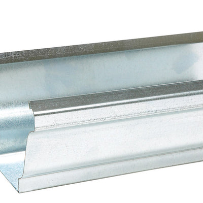 Amerimax 3 in. H X 4 in. W X 10 ft. L Metallic Galvanized Steel K Gutter