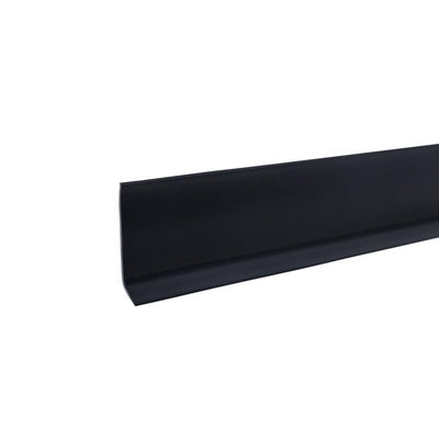 M-D Building Products 2.5 in. H X 0.08 in. W X 48 in. L Prefinished Black Vinyl Wall Base