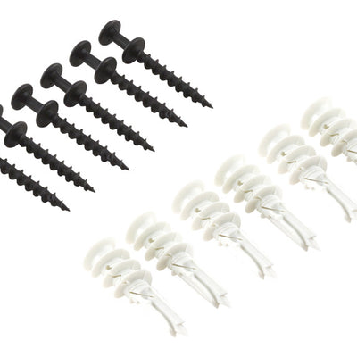 Hangman Bear Claw White Self-Drilling Wall Hangers w/Anchors 100 lb 6 each
