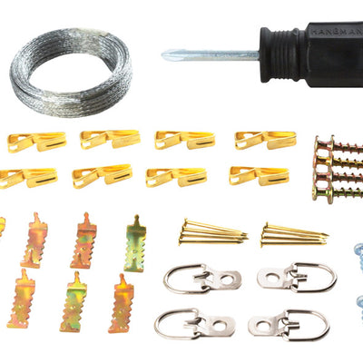 Hangman Hanger Picture Hanging Kit 100 lb 45 pc