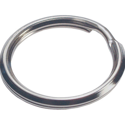 HILLMAN 3/4 in. D Tempered Steel Silver Split Rings Key Ring