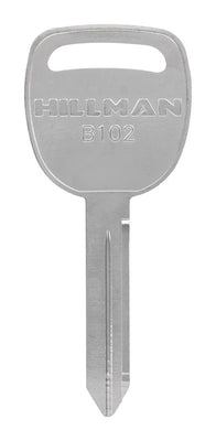 HILLMAN Traditional Key Automotive Key Blank B-102 Double For GM