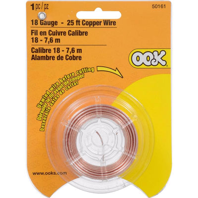 HILLMAN OOK 25 ft. L Copper 18 Ga. Wire