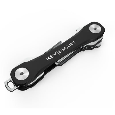 KeySmart Flex Plastic/Stainless Steel Black Multi-Tool Key Holder