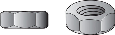 HILLMAN 6-32 in. Stainless Steel SAE Nut 100 pk