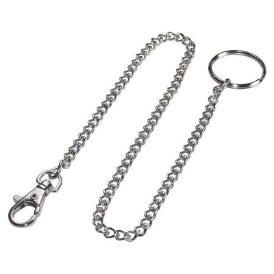HILLMAN Metal Silver Belt Hooks/Pocket Chains Safety Chain