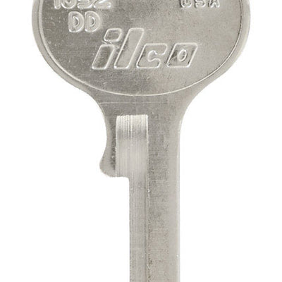 HILLMAN Traditional Key Padlock Universal Key Blank Single Silver