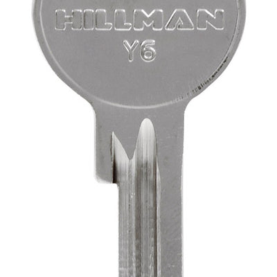 HILLMAN Traditional Key Automotive Key Blank Y-6 Single