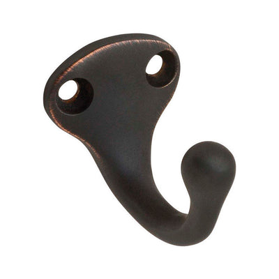Ives Small Aged Bronze Aluminum 1-1/4 in. L Garment Hook 35 lb