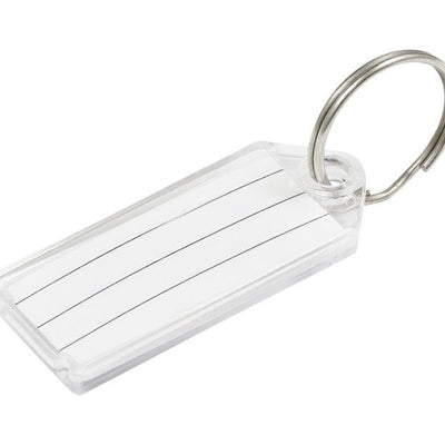 HILLMAN Metal Silver Labeling/ID Key Ring