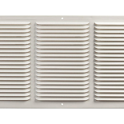 Master Flow 8 in. H X 16 in. W X 16 in. L Powder-Coated White Aluminum Undereave Vent
