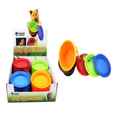 Diamond Visions Pop Up Pet Bowl Silicone