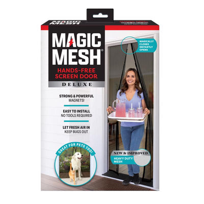 Magic Mesh Hands Free Garage Screen Door