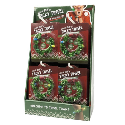 Uncle Bob's Women's Tacky Tinsel Green Bracelet