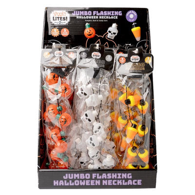 Spooky Lites LED Flashing Halloween Necklace