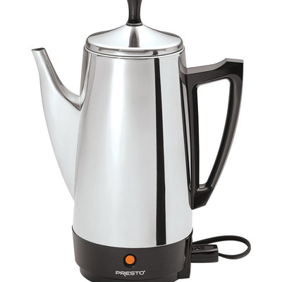 Presto 12 cups Silver Percolator