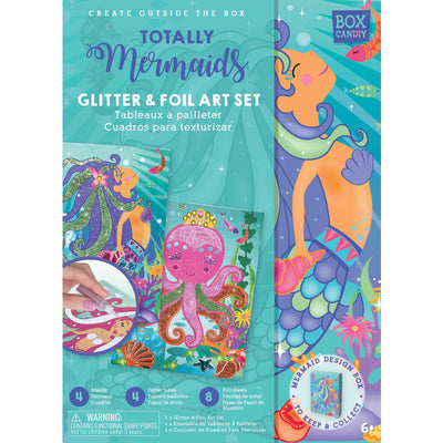 Handstand Kitchen Totally Mermaids Glitter & Foil Art Kit