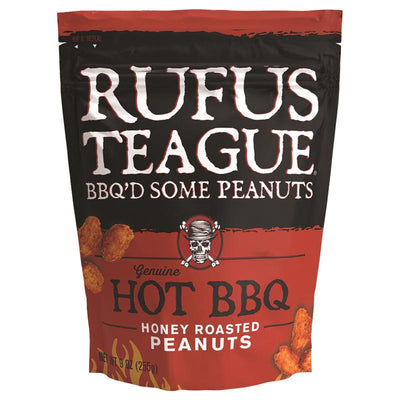 Rufus Teague Hot Peanuts Hot-Honey Roasted BBQ Peanuts 9 oz Bagged
