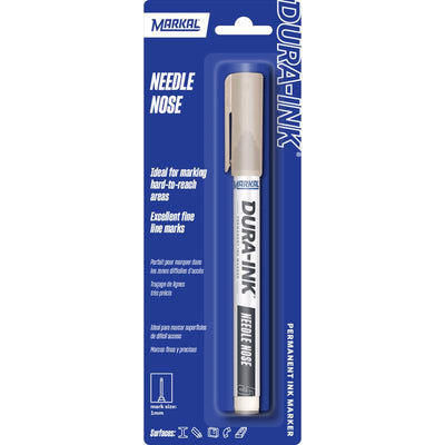 Markal Dura-ink Black Needle Nose Permanent Marker