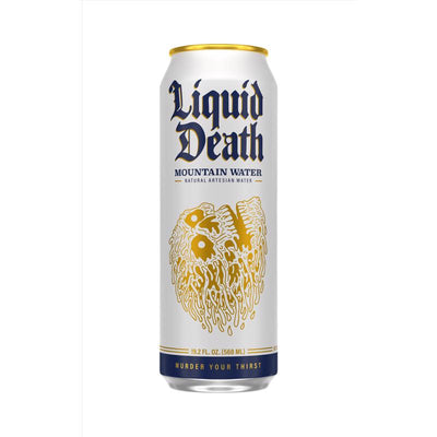 Liquid Death Mountain Water Spring Water 19.2 oz