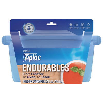 Ziploc Endurables 32 oz Blue Food Storage Container