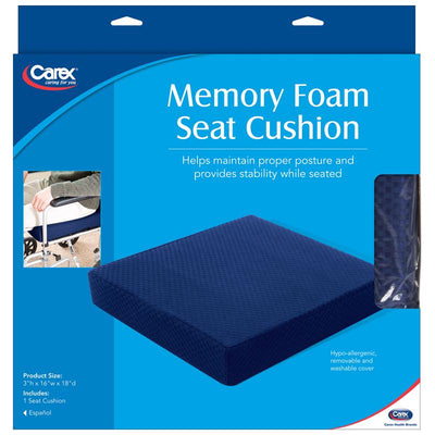 Carex Health Brands Navy Chair/Seat Cushion
