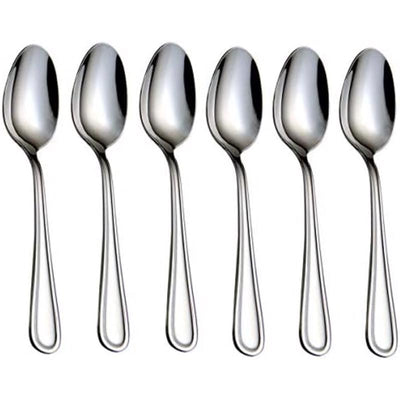 Cambridge Malibu Silver Stainless Steel Teaspoon Set 6 pc