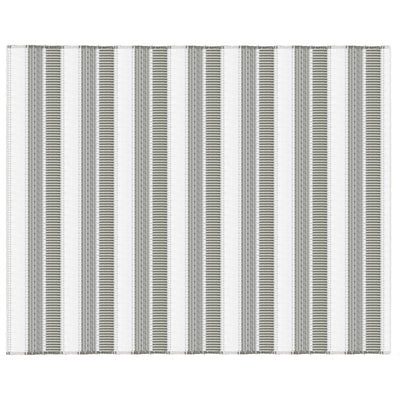 Vivsun Rugs 96 in. W X 120 in. L Neutral Stripe Polyester Accent Rug