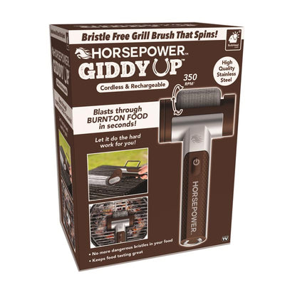 As Seen On TV Horsepower Grill Brush Stainless Steel