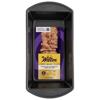 Wilton Gold 5 in. W X 9 in. L Loaf Pan Gray