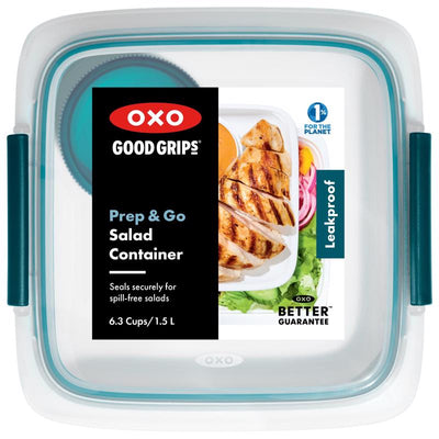 OXO Good Grips 6.3 cups White and Blue Split Food Container w/Lid