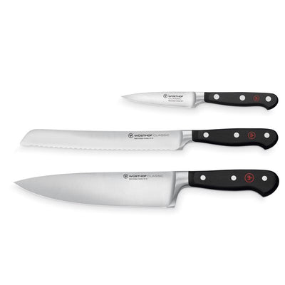 WUSTHOF Stainless Steel Knife Set 3 pc
