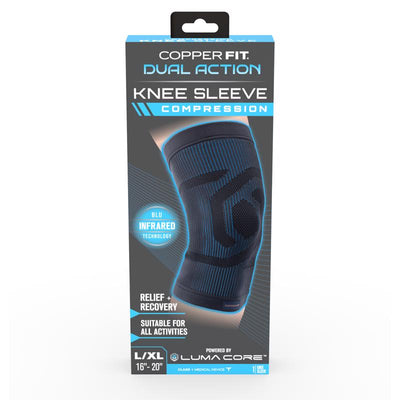 Copper Fit Dual Action Compression Knee Sleeve