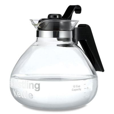 Medelco Clear Glass 3 pt Tea Kettle